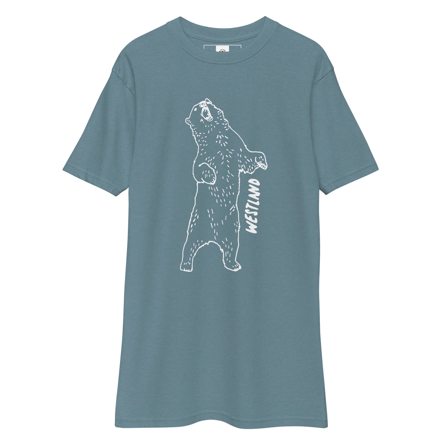 Men’s premium heavyweight tee - White Bear