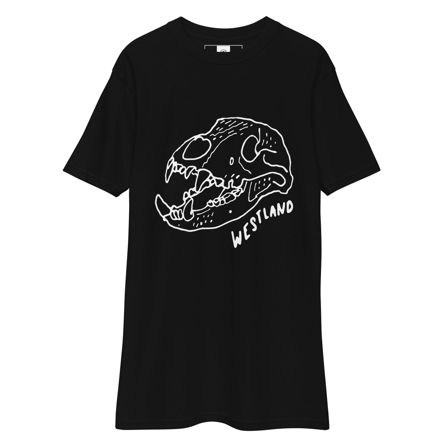 Men’s premium heavyweight tee - Skull