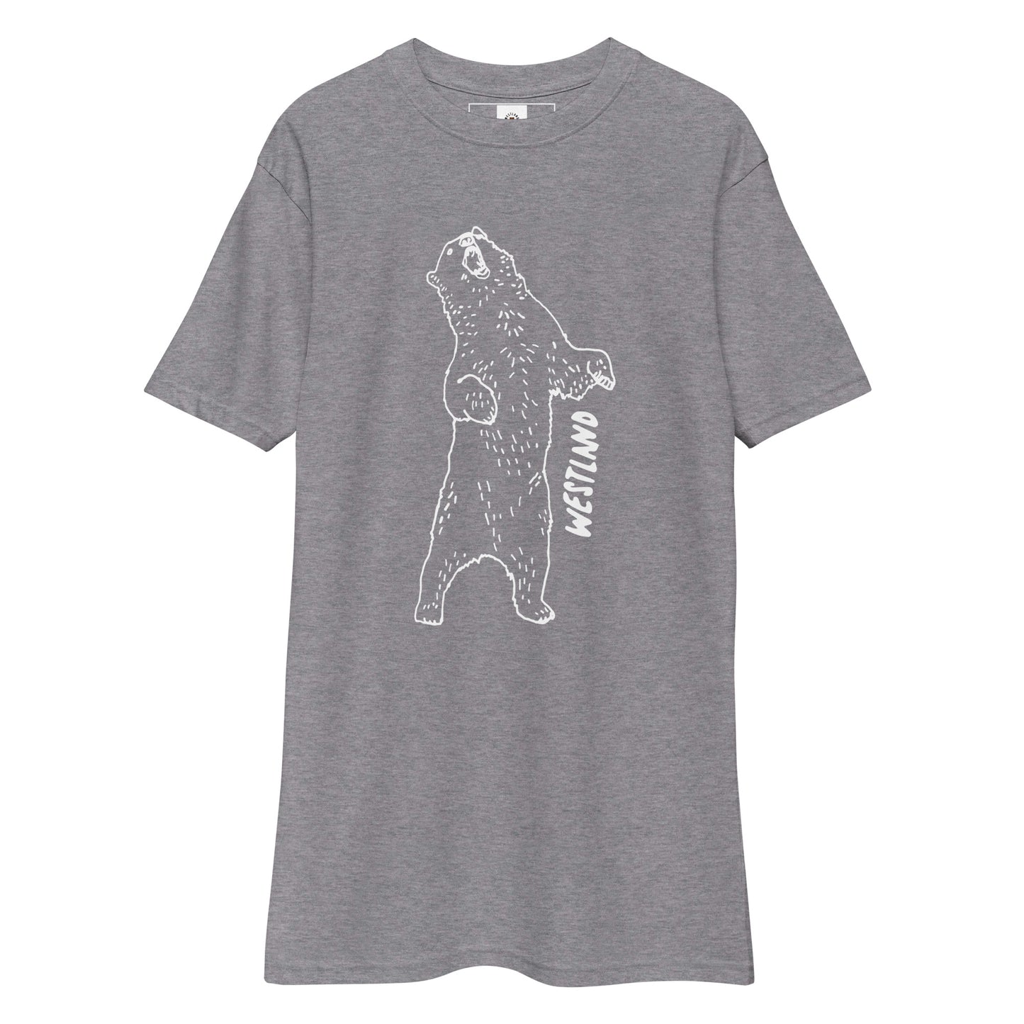 Men’s premium heavyweight tee - White Bear