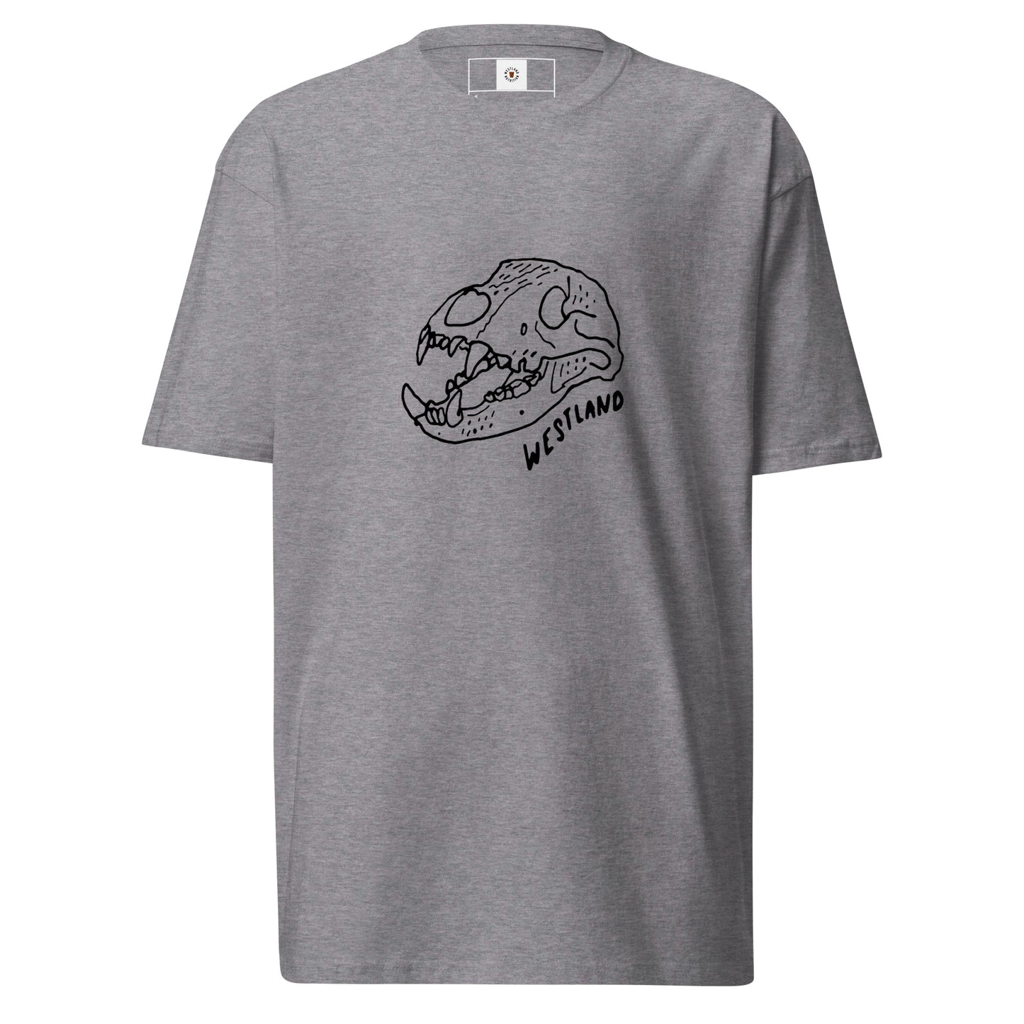 Men’s premium heavyweight tee - Skull