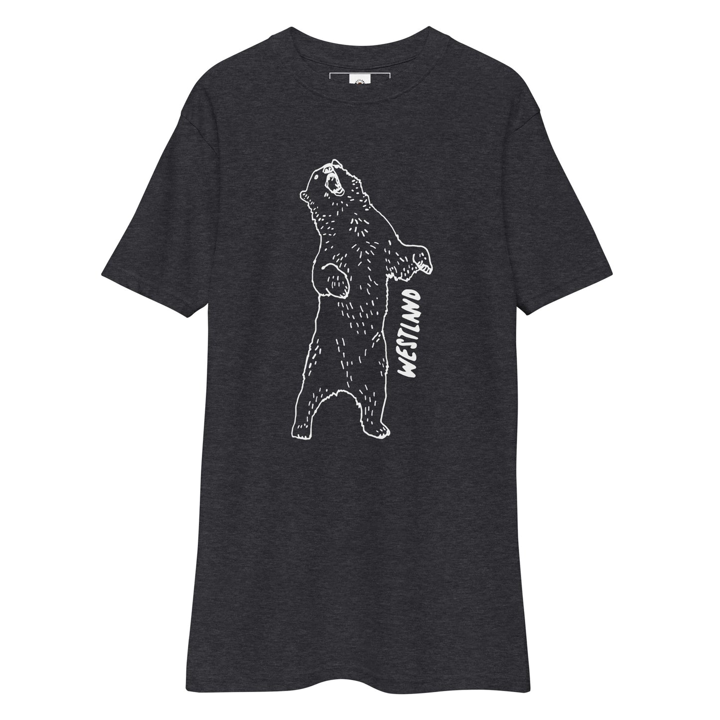 Men’s premium heavyweight tee - White Bear