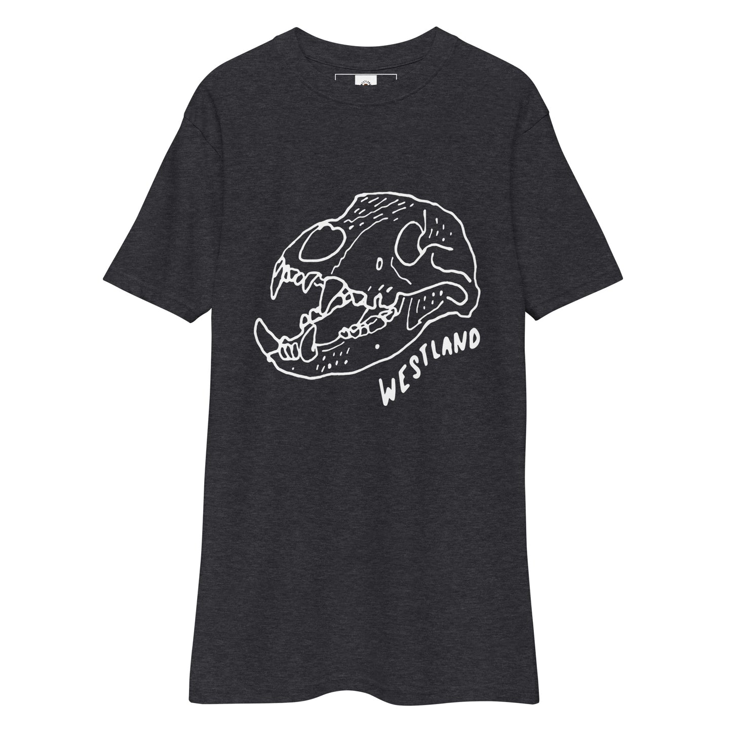 Men’s premium heavyweight tee - Skull