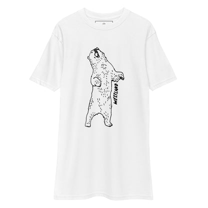 Men’s premium heavyweight tee - Bear