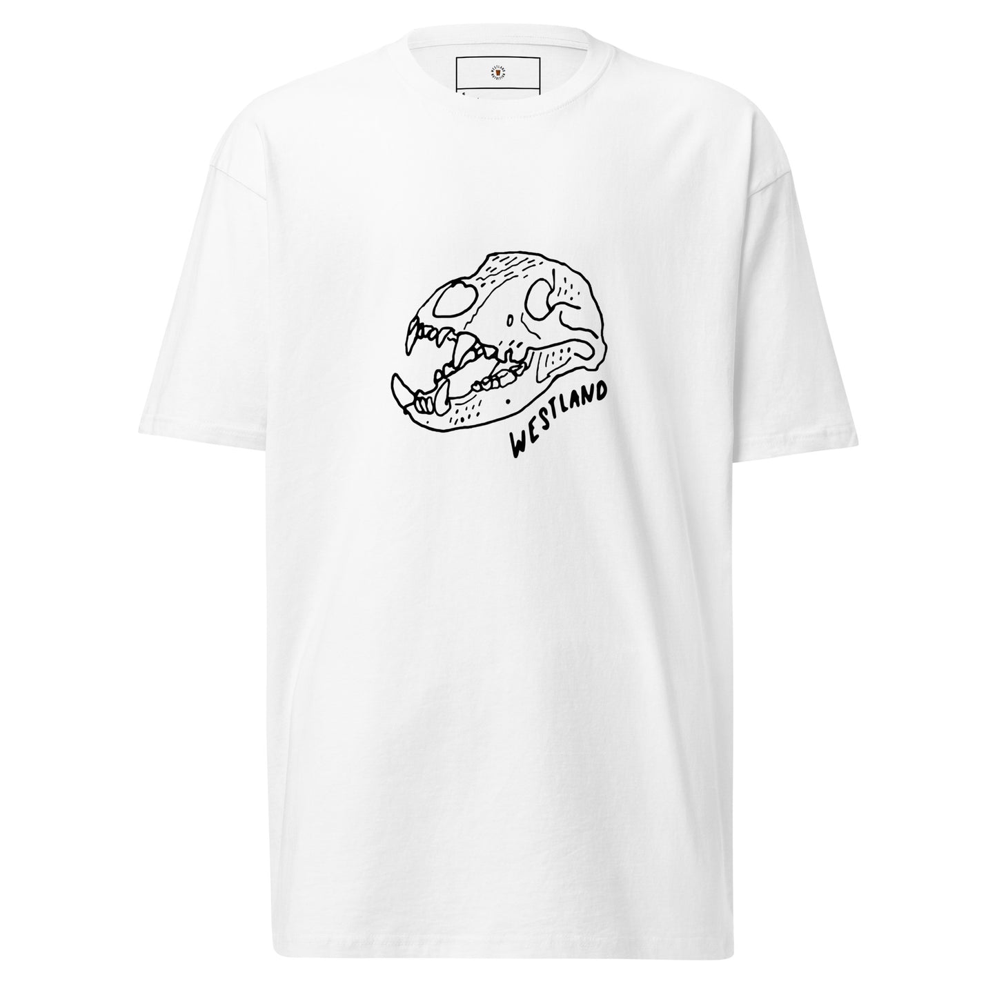 Men’s premium heavyweight tee - Skull