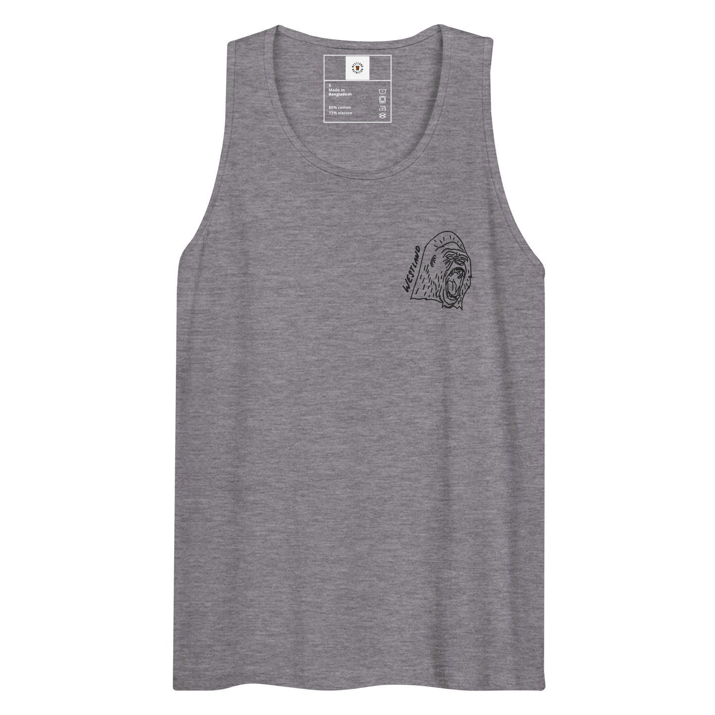 Men’s premium tank top - Embroidered Gorilla