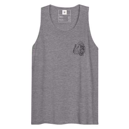 Men’s premium tank top - Embroidered Gorilla