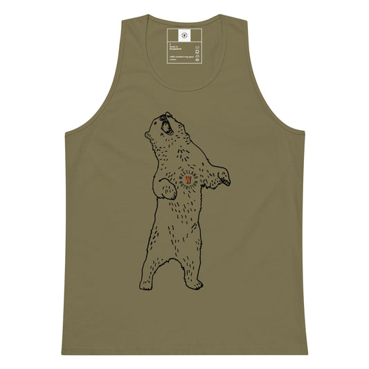 Men’s premium tank top - Westland Bear