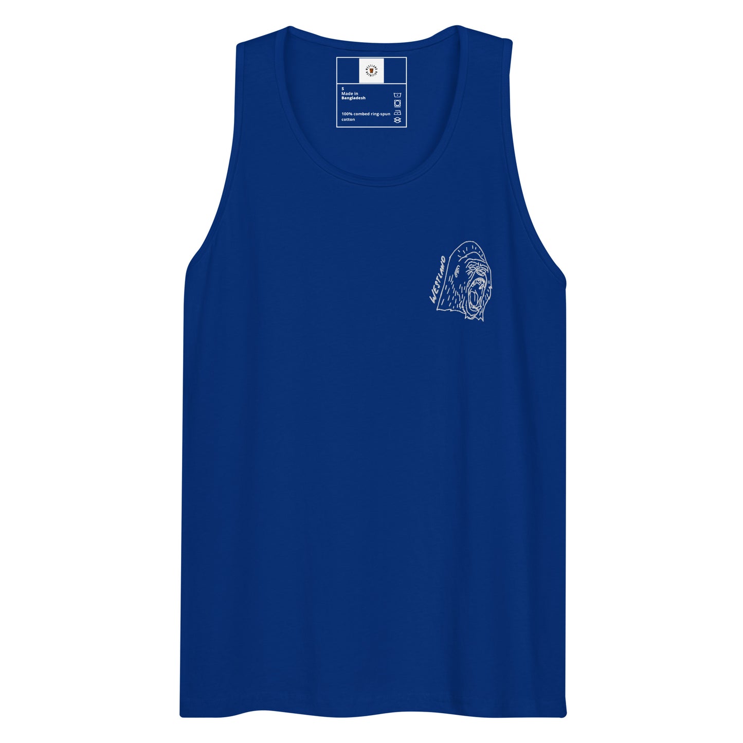 Men’s premium tank top - Embroidered Gorilla